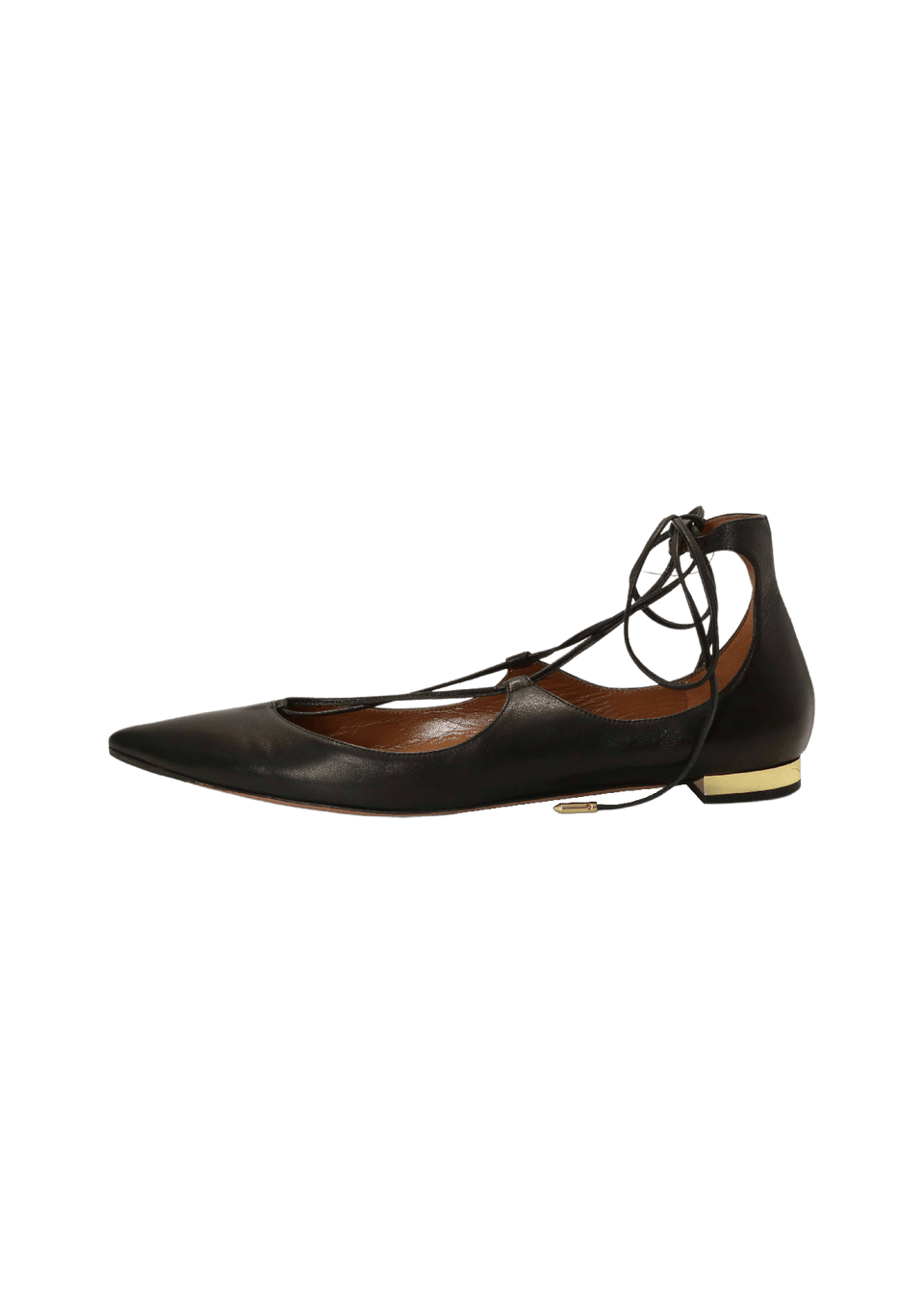 LEATHER BALLET FLATS 37