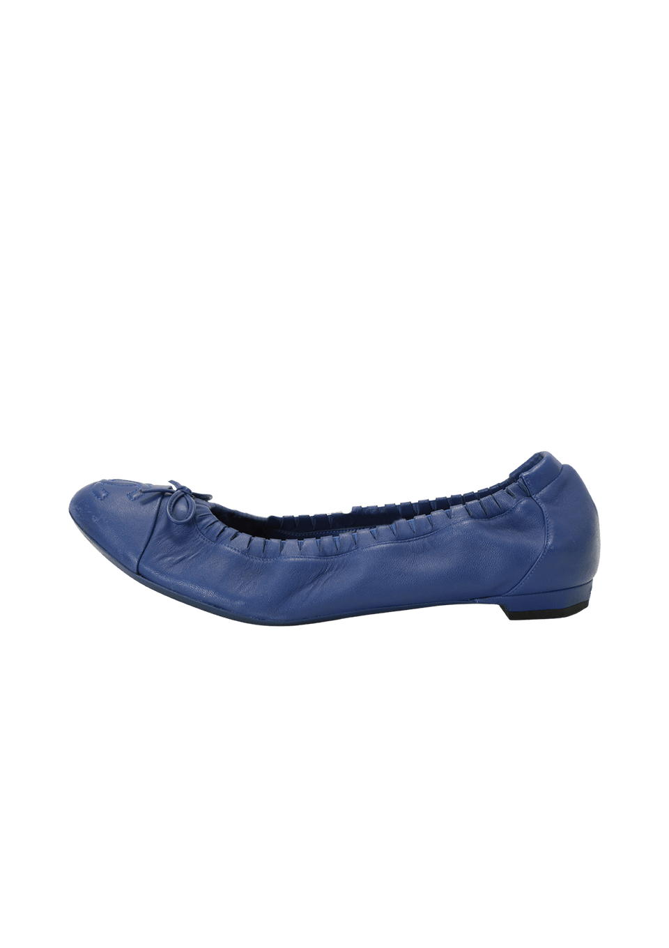 CC CAP TOE ELASTIC BALLET FLATS 37