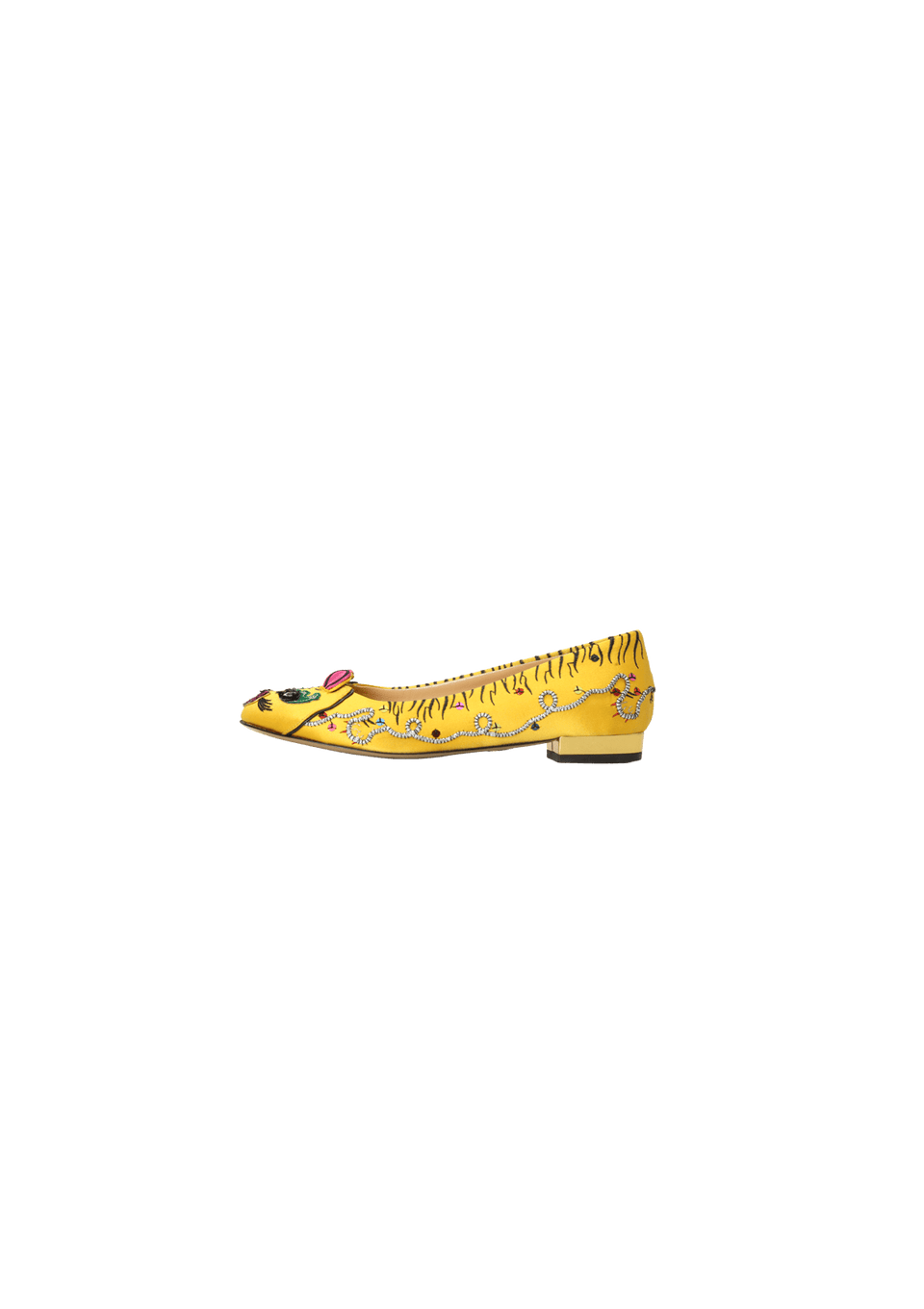 SATIN BALLET FLATS 36