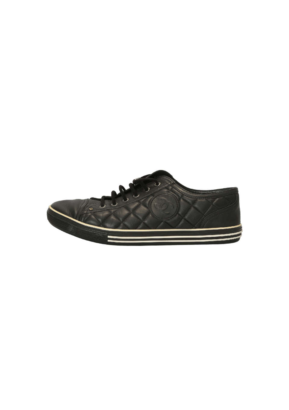 QUILTED CC LOGO SNEAKERS 38