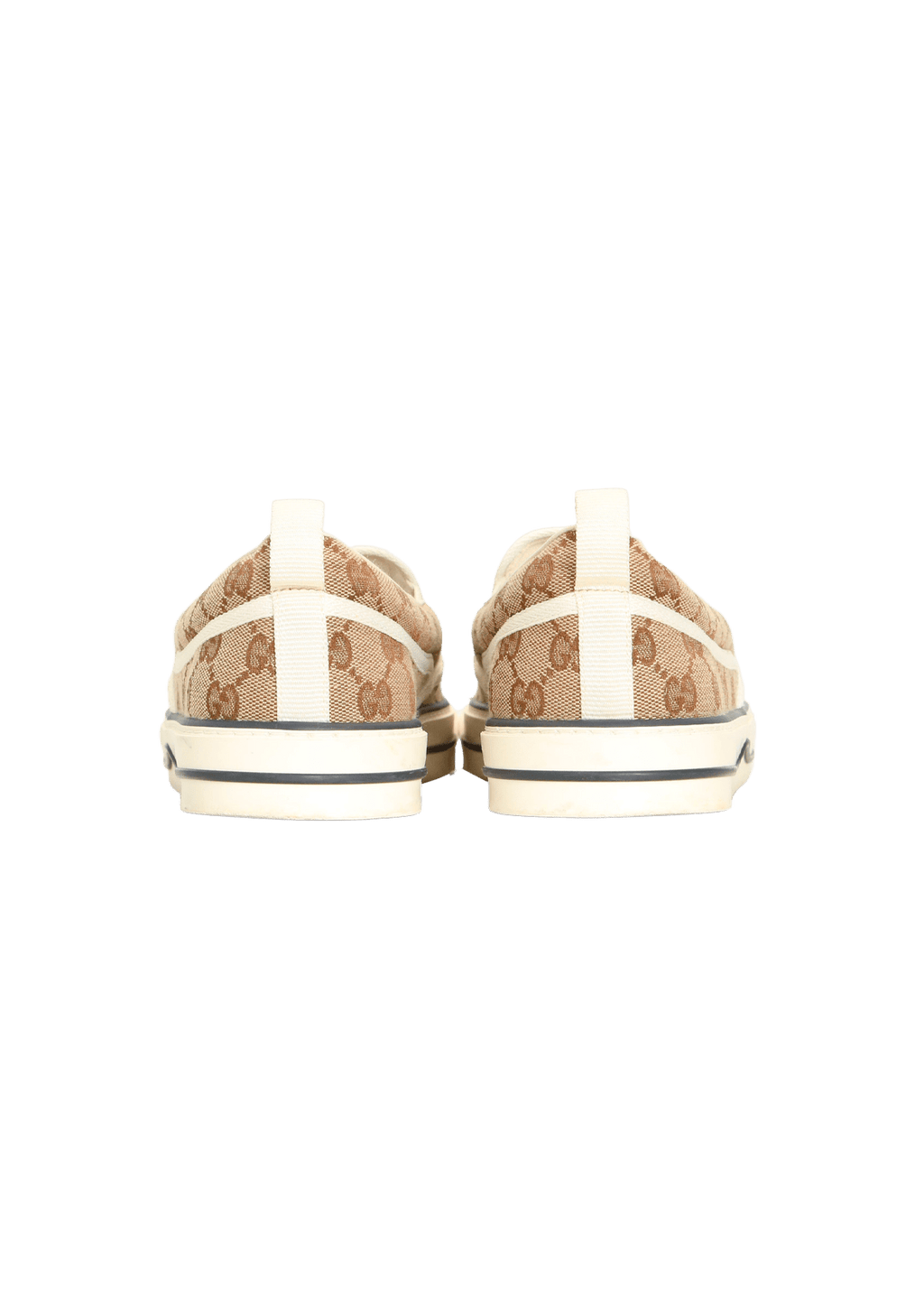 TÊNIS GUCCI TENNIS 1977 SLIP ON SNEAKERS 39 BEGE ORIGINAL Gringa