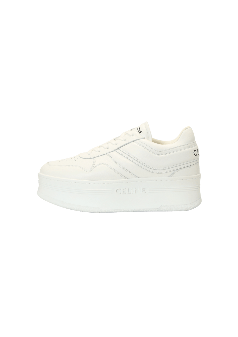 LEATHER BLOCK SNEAKERS 37