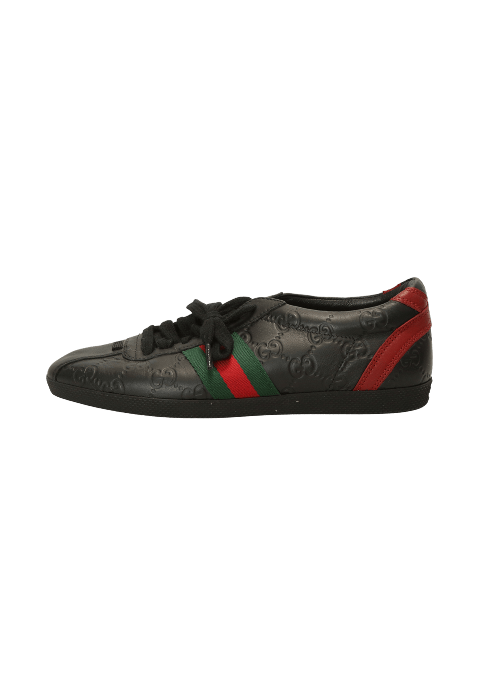 WEB LEATHER SNEAKERS 35