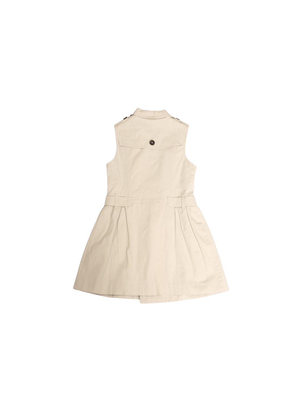 VESTIDO BURBERRY GIRL'S TRENCH DRESS 6Y BEGE ORIGINAL Gringa