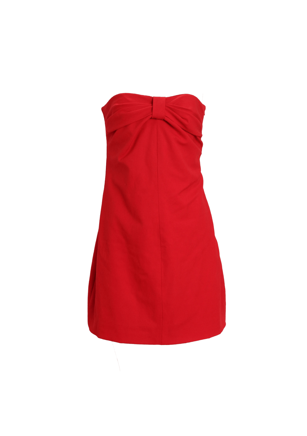 LETISHA STRAPLESS MINI DRESS RED