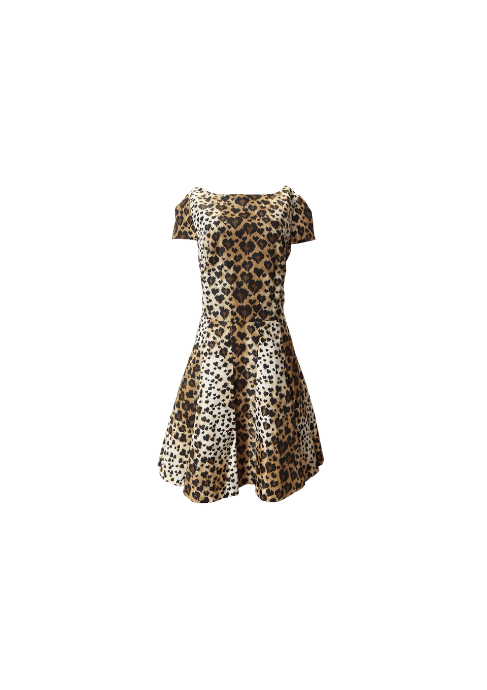 HEART SHAPED ANIMAL PRINT DRESS 40