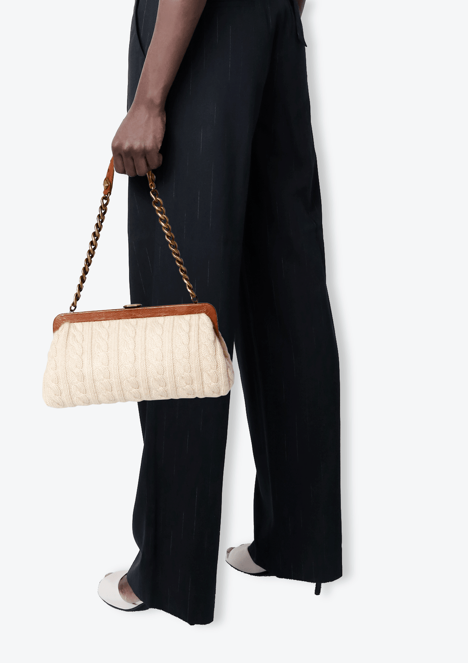 WOOL BAGUETTE BAG