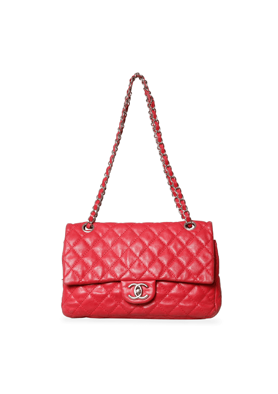 MEDIUM CLASSIC DOUBLE FLAP CAVIAR