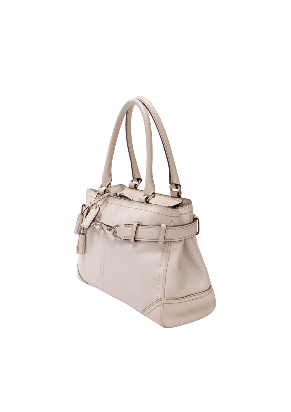 BOLSA COACH HAMPTONS BAG BRANCO ORIGINAL – Gringa
