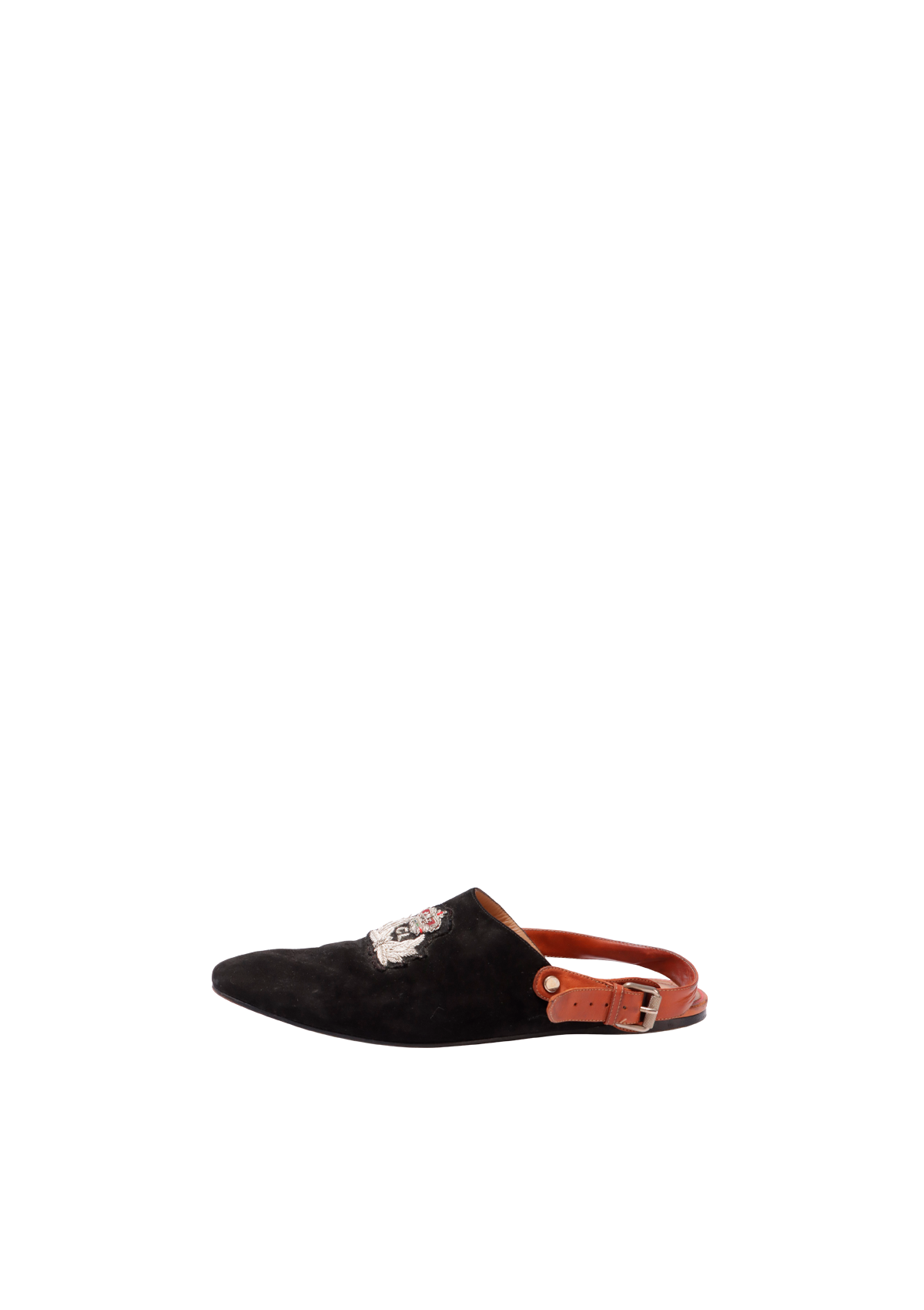 SUEDE MULES 40.5