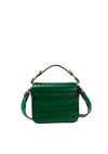 MINI C EMBOSSED CROCODILE