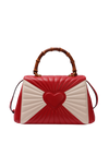 MEDIUM QUEEN MARGARET BAMBOO TOP HANDLE BAG