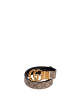 REVERSIBLE DOUBLE G LOGO BELT 75