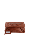MOTOCROSS COVERED BROGUES CLUTCH