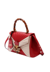 MEDIUM QUEEN MARGARET BAMBOO TOP HANDLE BAG