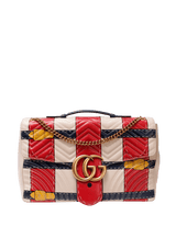 MAXI GG MARMONT TROMPE L'OEIL FLAP BAG