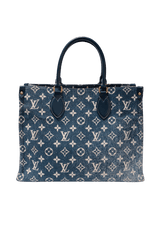 MONOGRAM DENIM ONTHEGO MM