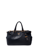 SOFT CALF DOUBLE ZIP TOTE