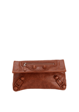 MOTOCROSS COVERED BROGUES CLUTCH