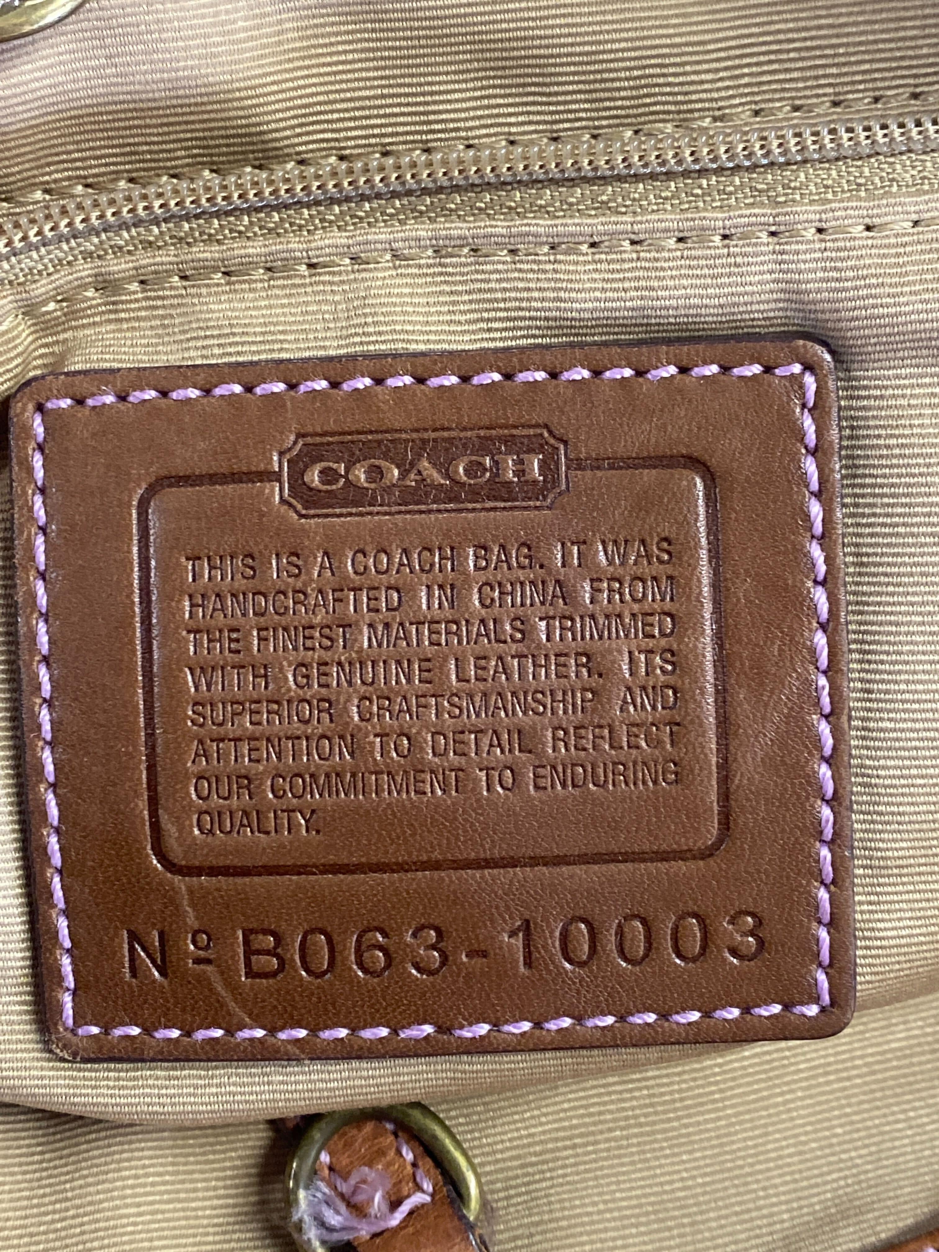 バッグ Coach Patchwork Tote Bag Signature BOLSA COACH PATCHWORK TOTE BAG BEGE ORIGINAL – Gringa