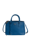 SMALL SAFFIANO LUX DOUBLE ZIP GALLERIA