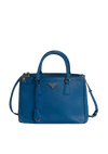 SMALL SAFFIANO LUX DOUBLE ZIP GALLERIA