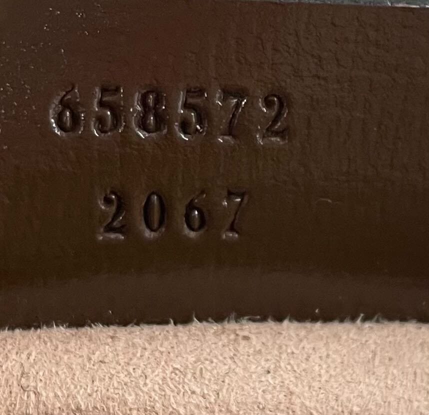 BOLSA GUCCI GG SUPREME INTERLOCKING G MINI BAG MARROM ORIGINAL