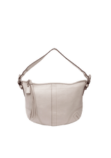 LEATHER TASSEL HOBO BAG