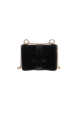 ABY CHAIN SHOULDER BAG VELVET