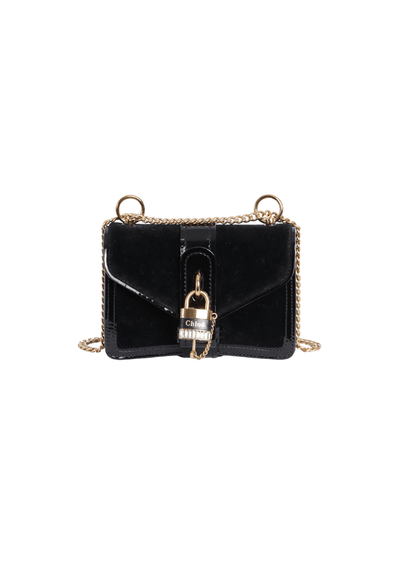 ABY CHAIN SHOULDER BAG VELVET