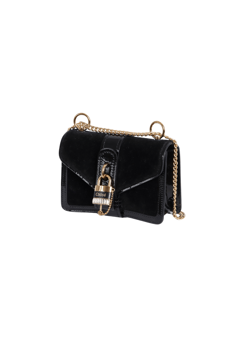 ABY CHAIN SHOULDER BAG VELVET