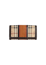 HAYMARKET CHECK PENROSE CONTINENTAL WALLET