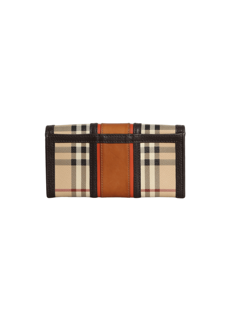 HAYMARKET CHECK PENROSE CONTINENTAL WALLET