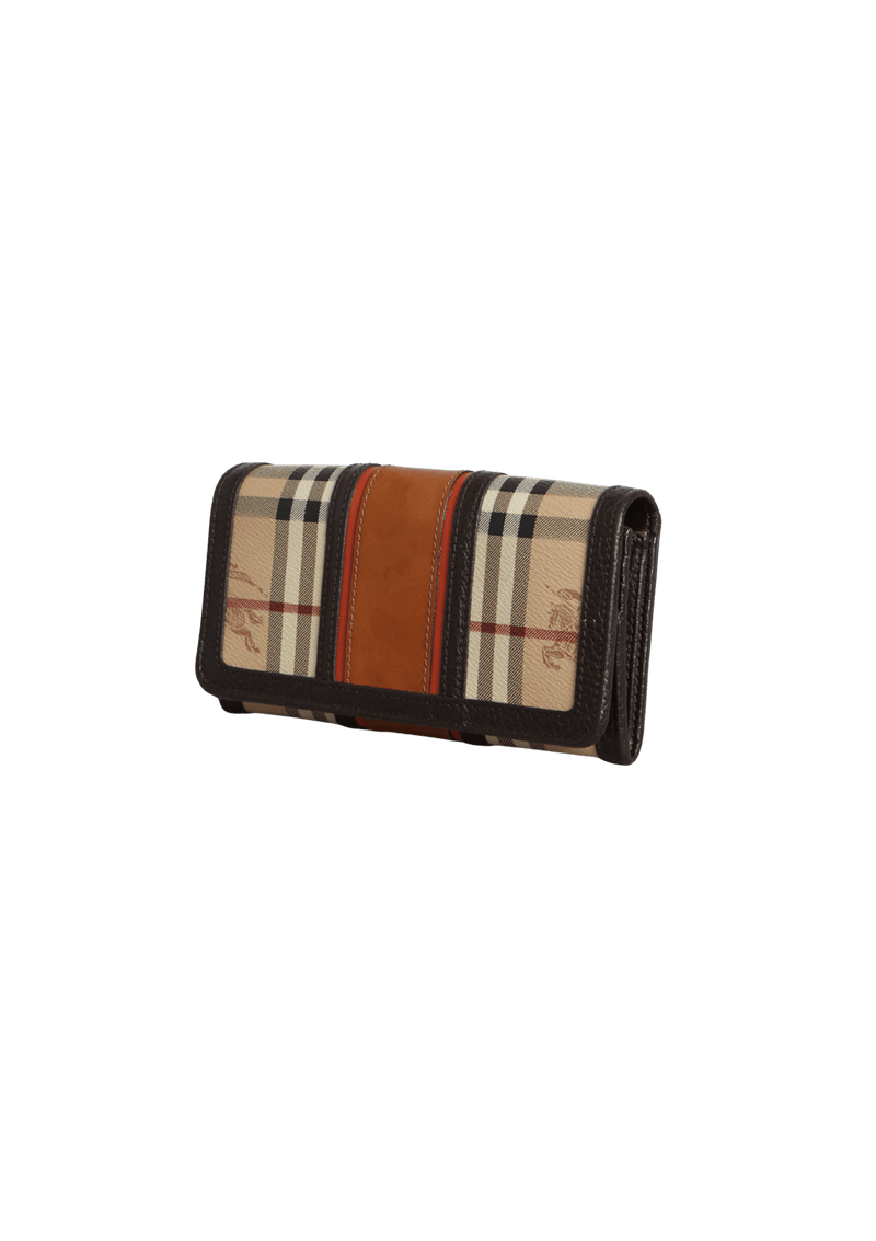 HAYMARKET CHECK PENROSE CONTINENTAL WALLET