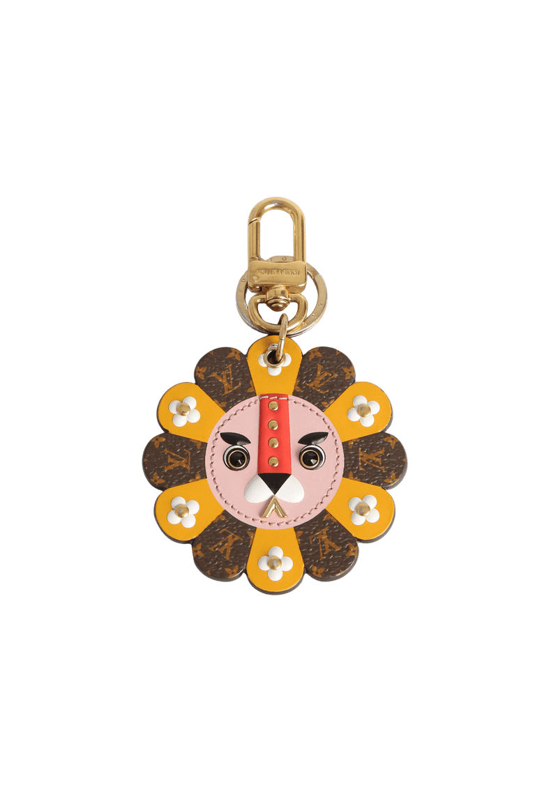 FUN FACE LION BAG CHARM AND KEYCHAIN