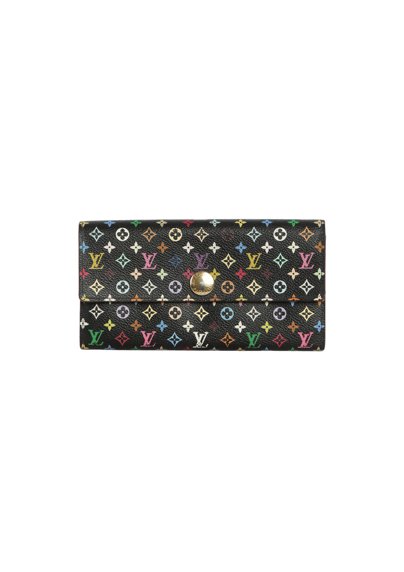 MONOGRAM MULTICOLORE SARAH WALLET PORTE MONNAIE CREDIT