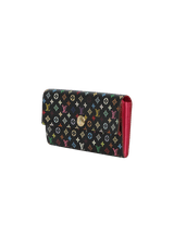 MONOGRAM MULTICOLORE SARAH WALLET PORTE MONNAIE CREDIT