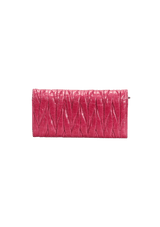 MATELASSÉ LONG WALLET