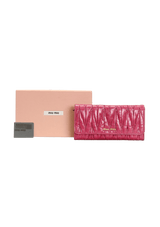 MATELASSÉ LONG WALLET