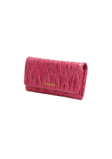 MATELASSÉ LONG WALLET