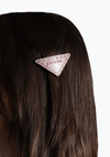 LOGO PLEXIGLASS HAIR CLIP