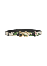 LEATHER LOGO BELT