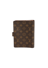 MEDIUM MONOGRAM RING AGENDA COVER