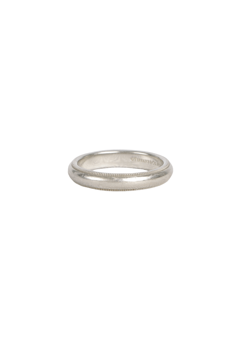 PLATINUM MILGRAIN RING