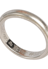 PLATINUM MILGRAIN RING