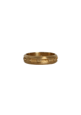 MORSE CODE 18K RING