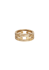 DIAMONDS PARENTESI 18K RING