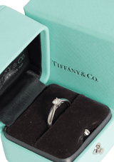 PLATINUM DIAMOND TIFFANY® SETTING ENGAGEMENT RING 0.27 CT