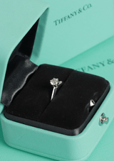 PLATINUM DIAMOND TIFFANY® SETTING ENGAGEMENT RING 0.29CT