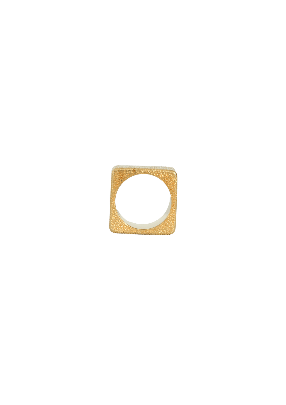 SQUARE 18K RING